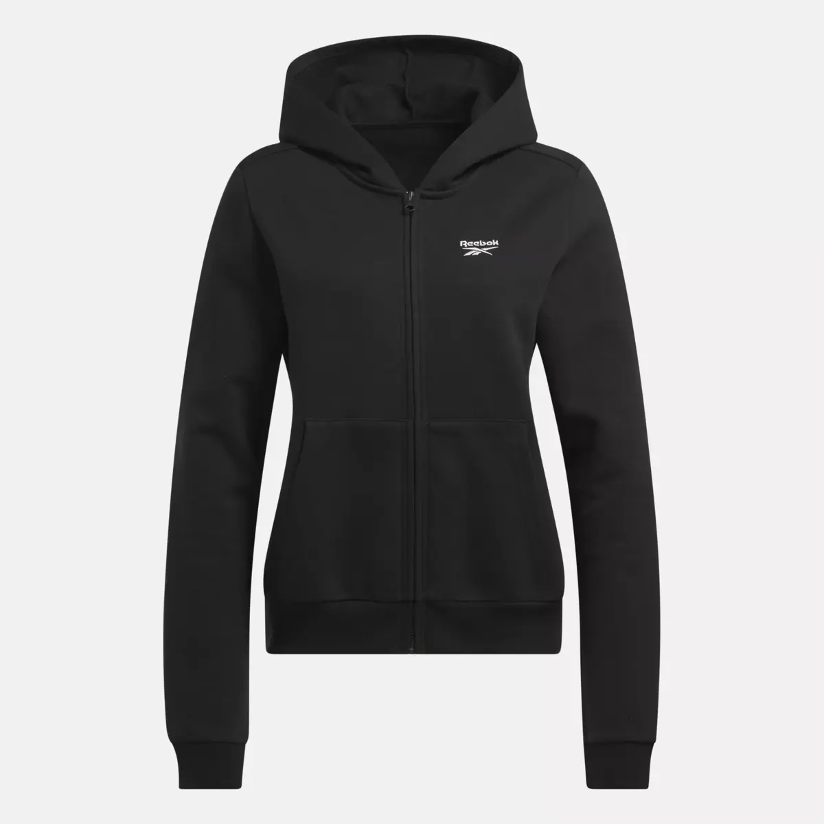 Women’s Reebok Identity Small Logo Fleece Full-Zip Hoodie Women’s Reebok Identity Small Logo Fleece Full-Zip Hoodie
