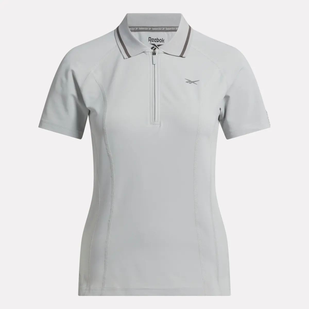 Women’s Short Sleeve Zip Bodycon Golf Polo Shirt Women’s Short Sleeve Zip Bodycon Golf Polo Shirt