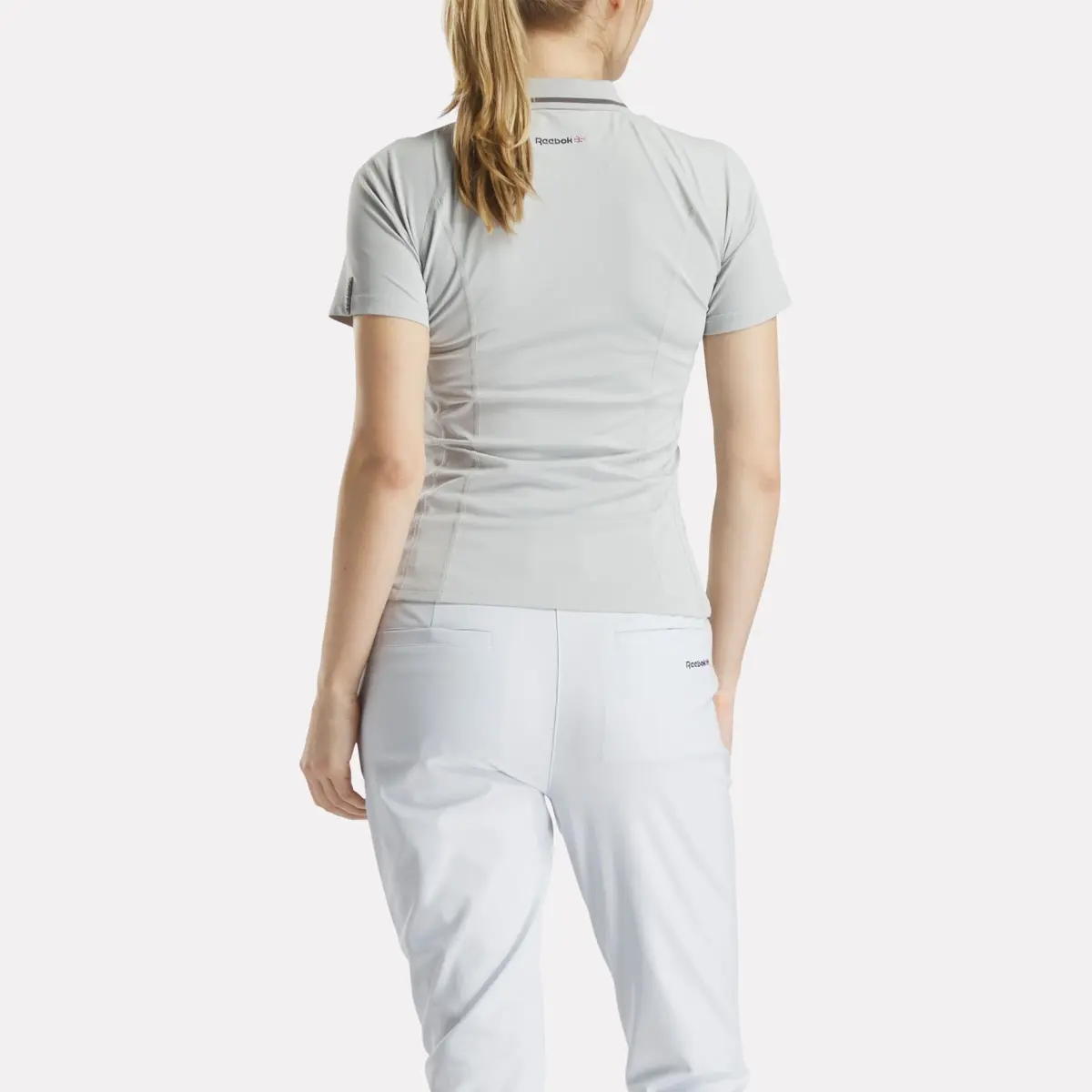 Women’s Short Sleeve Zip Bodycon Golf Polo Shirt Women’s Short Sleeve Zip Bodycon Golf Polo Shirt
