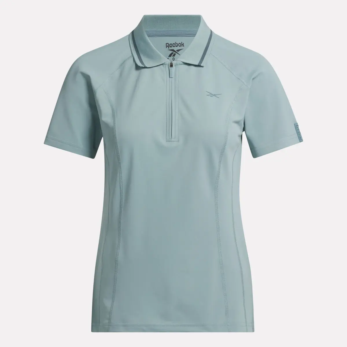 Women’s Short Sleeve Zip Bodycon Golf Polo Shirt Women’s Short Sleeve Zip Bodycon Golf Polo Shirt