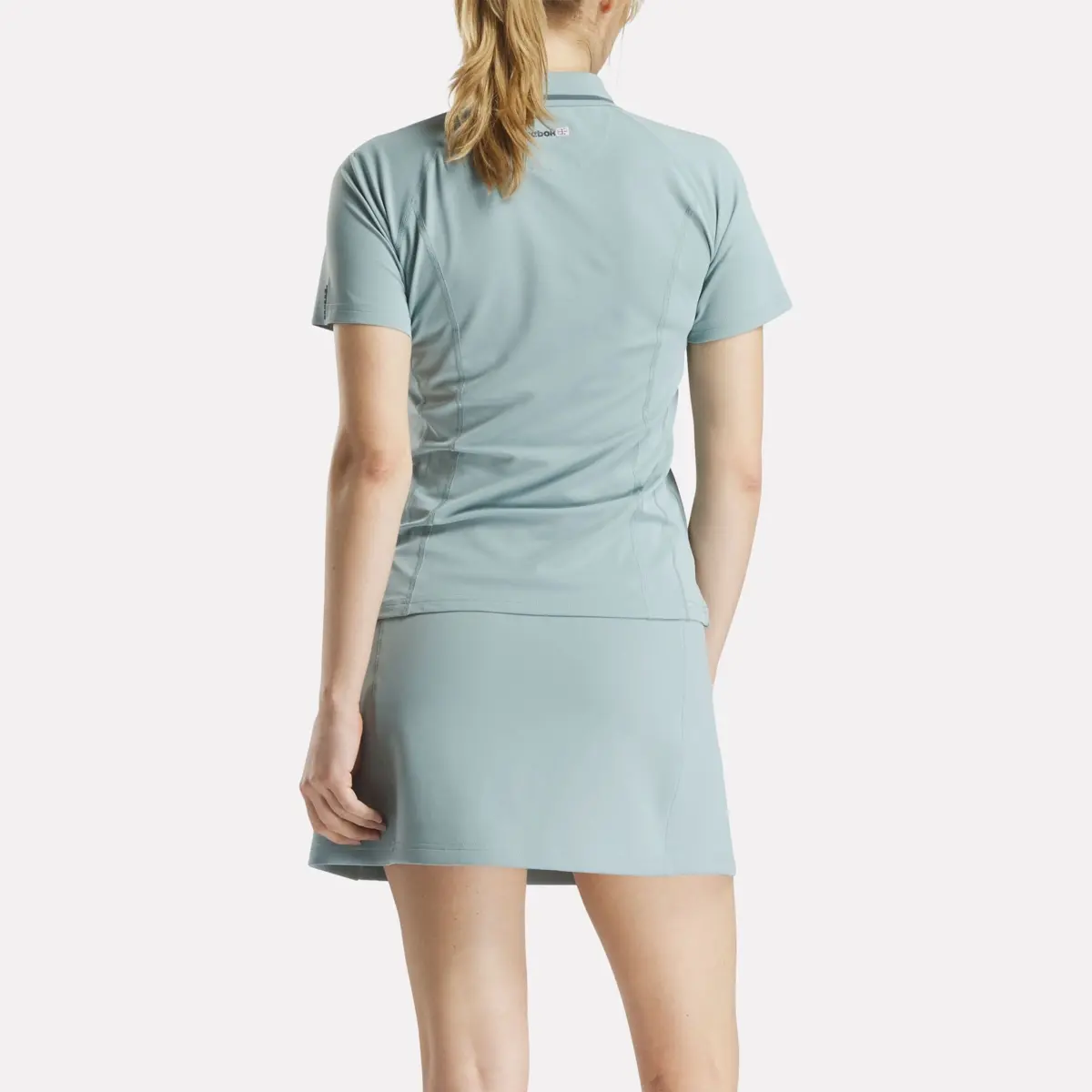 Women’s Short Sleeve Zip Bodycon Golf Polo Shirt Women’s Short Sleeve Zip Bodycon Golf Polo Shirt
